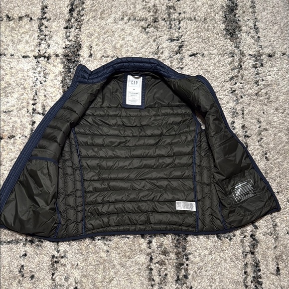 GAP Blue Quilted Puffer Vest Lightweight Insulated - Picture 5 of 8